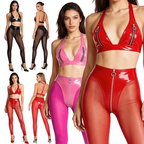 Women glossy pvc piece - 2,