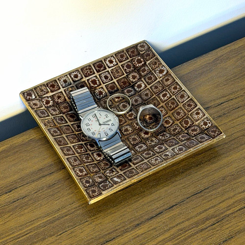 Square brown beige mosaic - square,