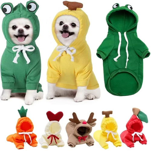 Frog hoodie pet - dog, or