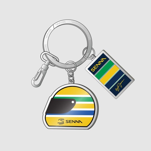 Ayrton senna official - official, helmet