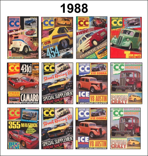 Custom car magazine 1988 - car, 1988–
