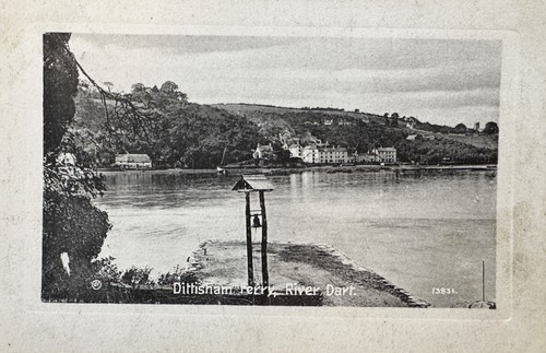 1913 dittisham ferry - ferry, river