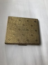 Kigu  Of London Cigarette Gold Pattern Case. Used