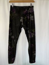 Mondetta Grey Floral Activewear Leggings Size S W28” L26”