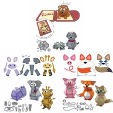 3D Animals Pop Up Box Metal