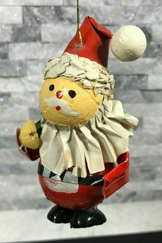 Vintage paper mache - mache, santa