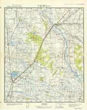 Russian Soviet Military Topographic Map - KARUP (Denmark), 1:50 000, ed.1962