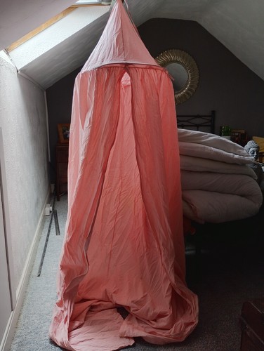 Girls pink over bed - pink, canopy