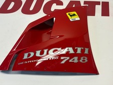 Ducati Right hand upper fairing Red 748 916 996 48010571A First model lettertype