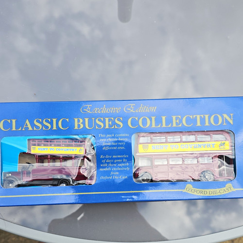 Oxford diecast classic buses - diecast,