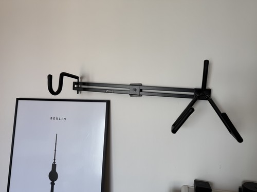 Horizontal guitar wall hanger - horizontal,