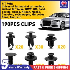 190X Car Rivet Splash Guard Sill Wheel Arch Panel Lining Clips Fastener Trim