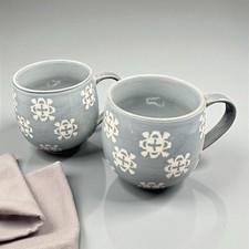 Large Belly Coffee Mugs Gray