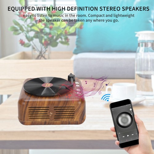 Bluetooth speaker wooden retro - wooden,