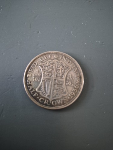 King george silver half - george, v