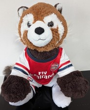 Arsenal Football Kit (2012-2014 Home) Build A Bear Red Panda. Approx. 36cm