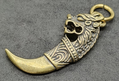 Carved bronze dragon - dragon, claw