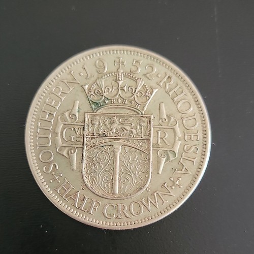 1952 southern rhodesia half - 1952,