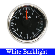 52mm Clock Gauge White