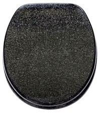 New Black Glitter Toilet Seat