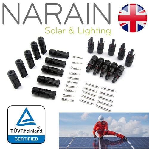Solar connectors 4mm - 4mm, cable