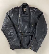 Vintage leather biker jacket - vintage,