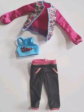 Barbie Fashion Doll Clothes Fashionista Hip Hop Dance Top, Pants & Jacket. Fab!