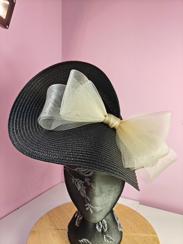 Black cream large - black, straw
