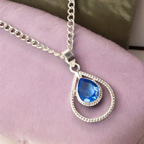 Natural tanzanite gemstone - natural, 925