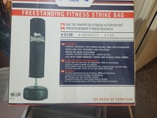 Lonsdale 762217 Fitness Strike Punch Bag - Black