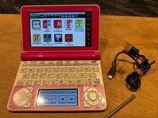 Japanese Electronic Dictionary Casio Ex-Word XD-N3800, pink, good condition, UK