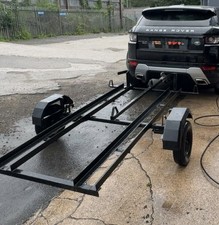 Motorcross bike trailer with - bike,