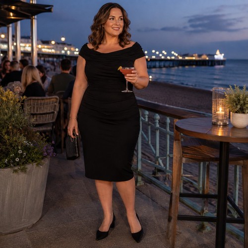 Coast ruched bodycon - coast,