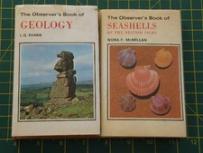 Observer Books; Geology (10) & Seashells (70), VGC