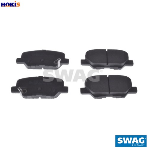 Brake pad set disc - set, 10