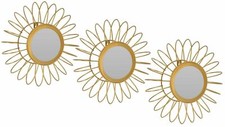 Metal accent mirrors - 3,