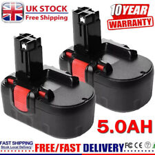 2pack 18V Ni-MH Battery 5AH For Bosch BAT025 BAT189 BAT026 GSB18VE-2 PSB PSR18VE