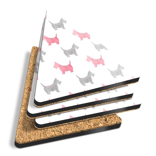 Triangle coasters scottie - triangle,