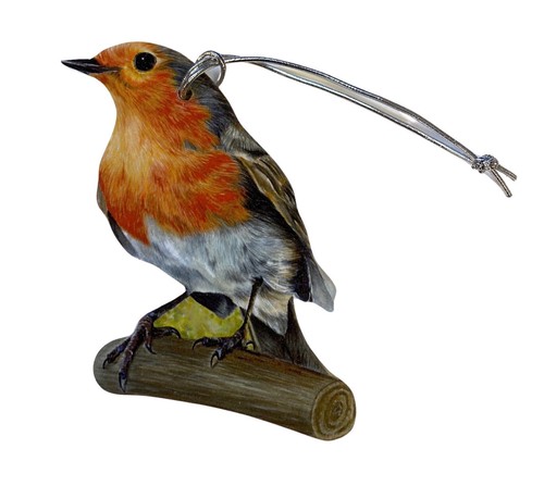 Robin tree decoration - robin, decoration-