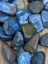Dumortierite tumblestone 30mm - dumortierite,