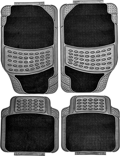 Rubber car mats set fit - rubber,