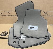 VW Golf MK4 GTI TDI V5 V6 Grey Carpet Floor Foot Mats New Genuine OEM Parts