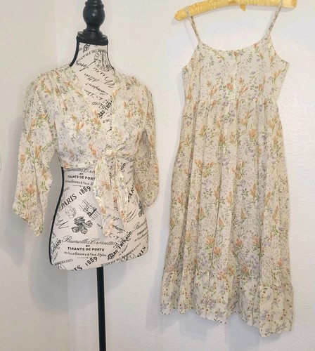 Vintage 70s floral dress - 70s,