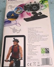 Bodycam- Maginon Vision Action Camcorder,with underwater housing . New other