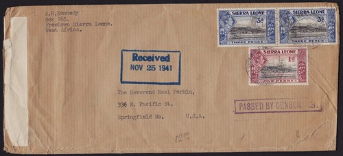 Sierra leone 1941 - leone, "passed