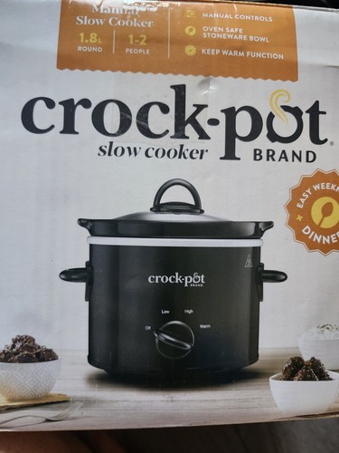 Crock pot slow cooker black - cooker,
