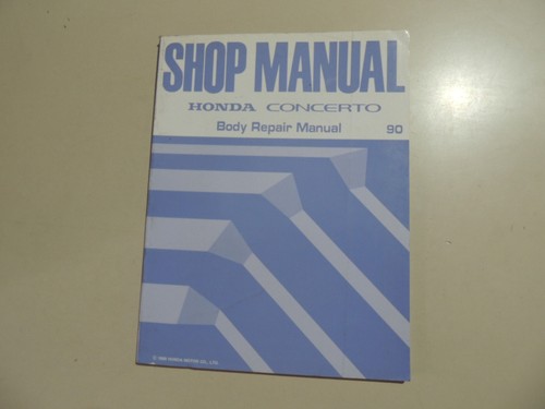 Body repair manual - body,