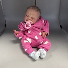 Baby Reborn Crying Baby With Eyes Closed And Magnetic Dummy Nikki Johnston 2019