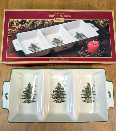Spode christmas tree handled - christmas,