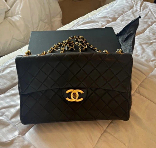 Chanel vintage maxi black - vintage,